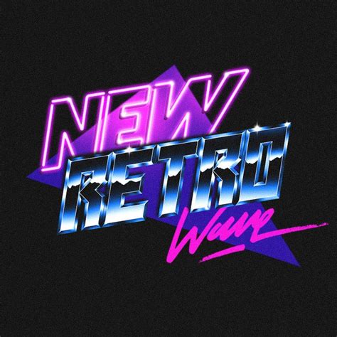 NewRetroWave logo by OverGlow | Retro waves, Retro text, Retro designs