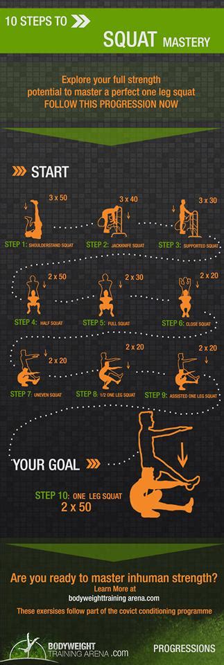 Pistol Squat Progression Bodyweight Training Arena