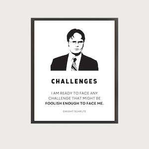 The Office TV Show Quotes Print Set, 3 Piece Wall Art, the Office ...