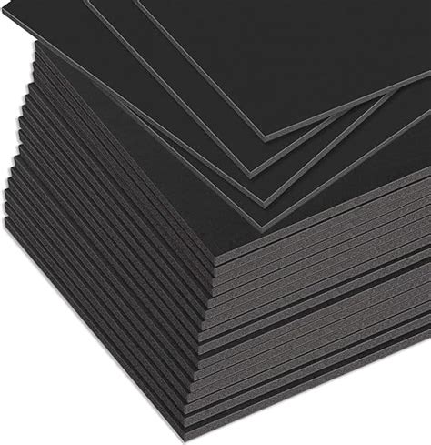 Amazon.com : LOSYHU 20 Pack 11.7"x16.5" Black Foam Board, 1/5"(5MM ...