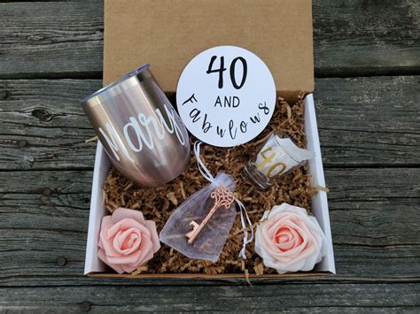 40th Birthday Gift Box for Women Unique Gifts for Women 40th | Etsy