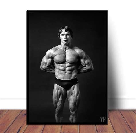 Arnold Schwarzenegger Retro Poster Bodybuilding Motivational | Etsy