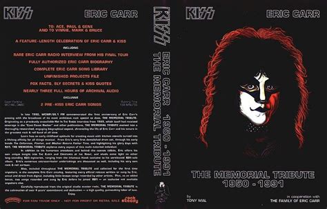 KISS ARMY BOOTLEG DEPOT: Eric Carr Memorial Tribute