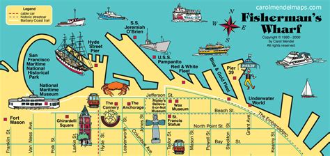 Map of Fisherman's Wharf, San Francisco
