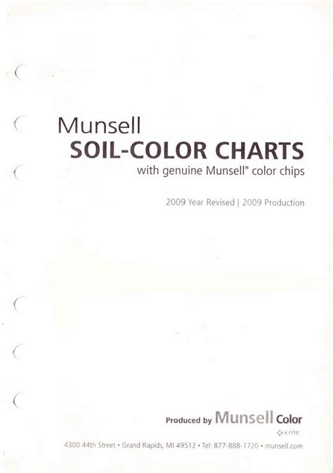 SOLUTION: Munsell soil color chart - Studypool