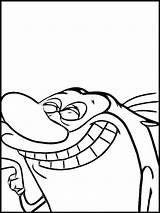 Ren And Stimpy Coloring Pages  Coloring Home sketch template