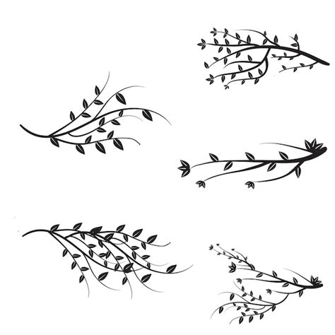 Free Vector | Vector branches collection