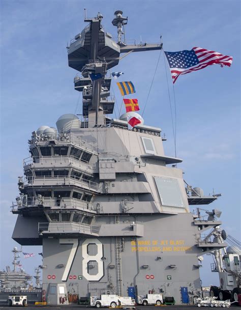 CVN-78 USS Gerald R. Ford Aircraft Carrier US Navy | Ford aircraft carrier, Aircraft carrier ...