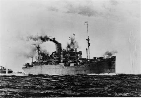 After conversion to an armed merchant cruiser, HMS Jervis Bay was escorting Convoy HGX84 on ...