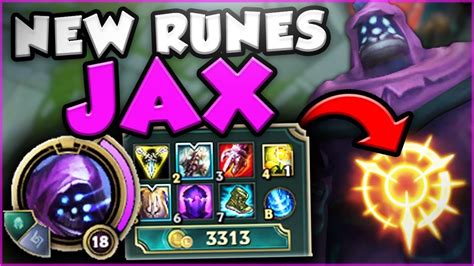 ONE TWO THREE DEAD! NEW RUNES ON JAX ARE NUTS! NEW JAX TOP GAMEPLAY ...