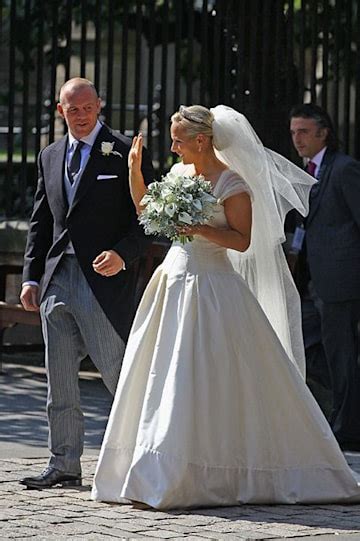 Zara Tindall's half-sister's wedding dress was worlds apart from royal ...