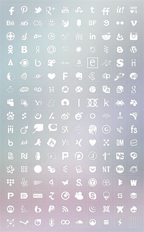 Transparent Background White Color Icons Set April 16, 2014 | Transparent social media icons ...