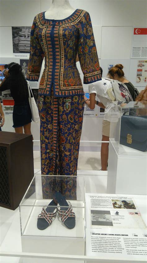 1960s: Singapore Airlines Kebaya Uniform Designed by Pierre Balmain. The uniform was based on ...