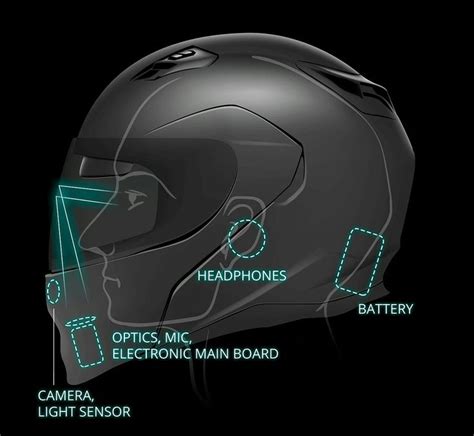 Livemap HUD display helmet | Futuristic helmet, Tactical helmet, Helmet design