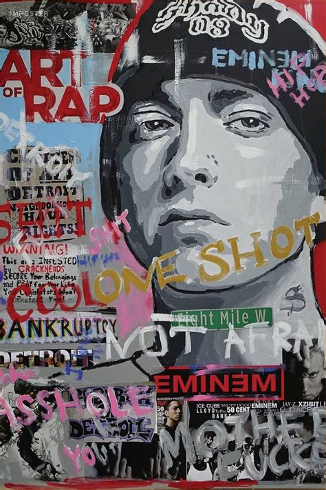 IMPOSTER Eminem Music Poster - The Rap God Exclusive Artwork Collection ...