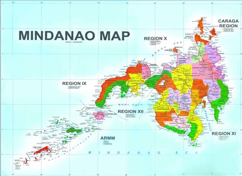 Tawitawi Regional Map - Travel to the Philippines