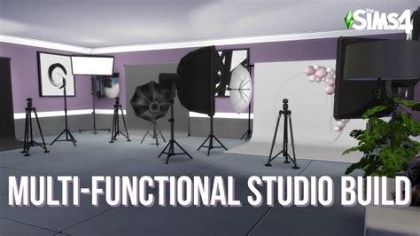 I Made a Functional Photography Studio in The Sims 4 !🤍 - YouTube