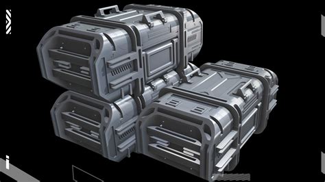 ArtStation - Sci-Fi Crate Pack_vol.1 | Resources