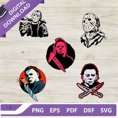 Jason Voorhees And Michael Myers SVG bundle, Jason Voorhees - Inspire ...