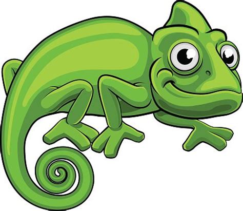 Cartoon Chameleon Stock Clipart | Royalty-Free | FreeImages