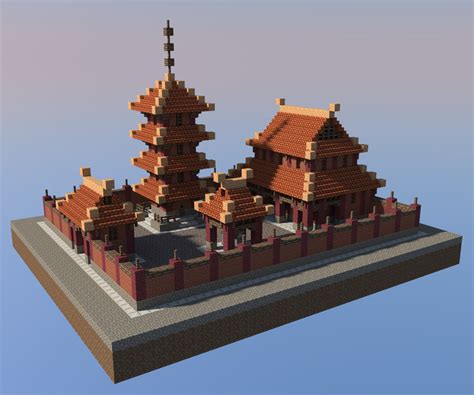 A Buddhist temple : r/Minecraft