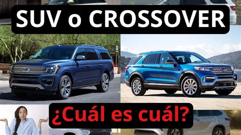 SUV o CROSSOVER… ¿cuál es la DIFERENCIA? - YouTube