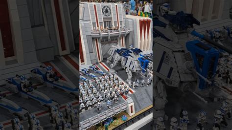 LEGO Star Wars 501st Clone Base by @elliottbuildslego