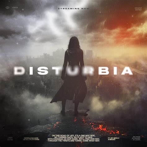 Disturbia Premade Cover Art - Photoshop PSD