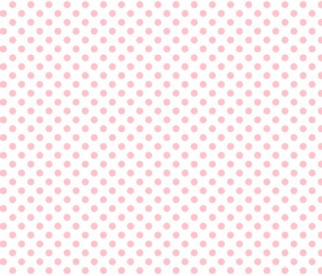 polka dots light pink fabric - misstiina - Spoonflower