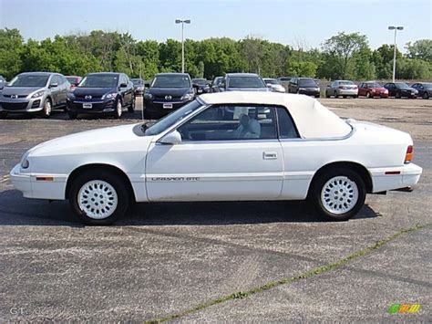 1995 White Chrysler Lebaron GTC Convertible #30544372 | GTCarLot.com ...