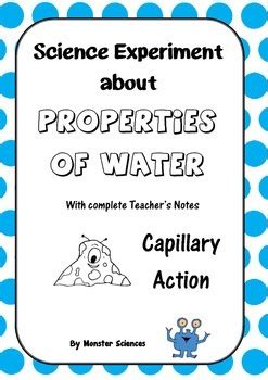 Science Experiment about the Properties of Water - Capillary Action