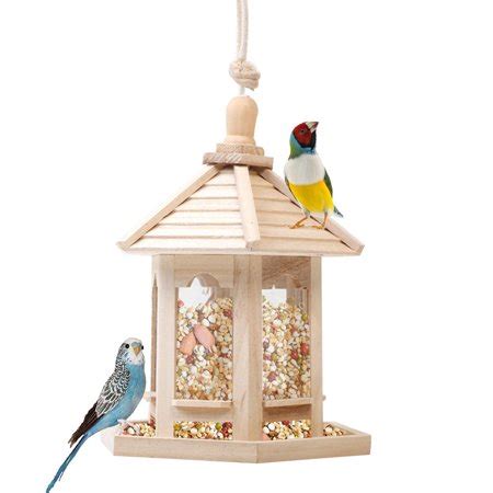 AIHOME Bird Feeder Bird House Garden Wild Bird Feed Dispenser | Walmart ...