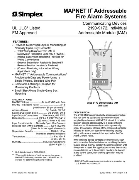 Simplex Addressable Fire Alarm System Wiring Diagram - Can You Find A Free Service Manual For A ...