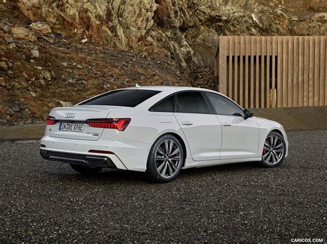 2020 Audi A6 55 TFSI e quattro (Color: Glacier White) - Rear Three-Quarter | Caricos in 2021 ...