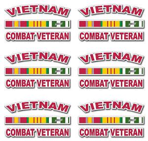 Vietnam War Combat Veteran 3.8" Six Pack Decals / Stickers | eBay