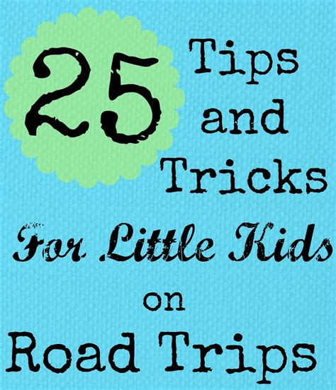 Take Off With Kids: 25 Tips and Tricks for Surviving Road Trips with Kids