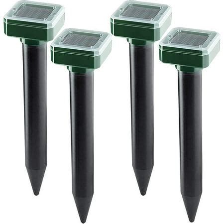 YERDGARY Mole Repellents,Solar Mole Repeller,Ultrasonic Snake Repeller ...