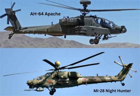 AH-64 Apache vs MI-28 Night Hunter : A Comparison of two Deadly Attack Helicopters - Militaryview