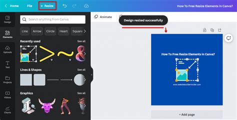 How Do I Free Resize Elements in Canva? - WebsiteBuilderInsider.com