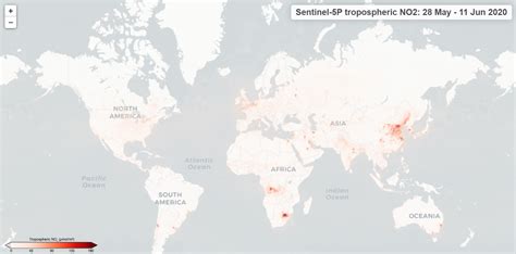 ESA - Global air pollution maps now available