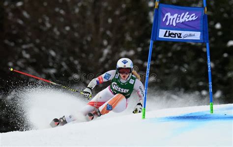 Audi FIS World Cup - Women S Giant Slalom Editorial Photo - Image of ...