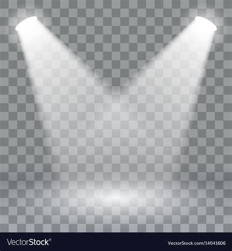 Spotlights scene light effects stage light Vector Image