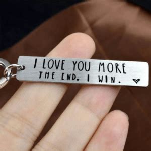 I Love You More Keychain – Yukon Design Studio