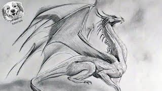 Cool Dragon Drawings In Pencil - Janeiro Wallpaper