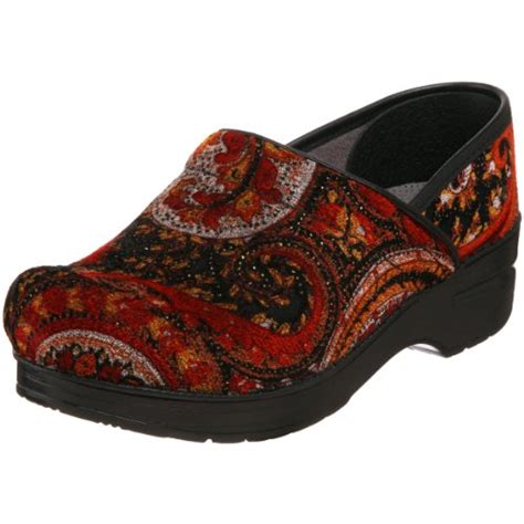 Dansko Nursing Shoes: Dansko Nursing Shoes - Dansko Women's Professional Vegan Clog,Red Tapestry ...