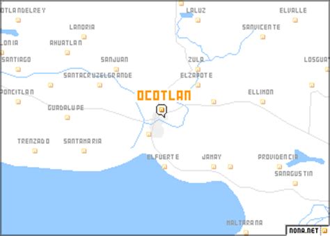 Ocotlán (Mexico) map - nona.net