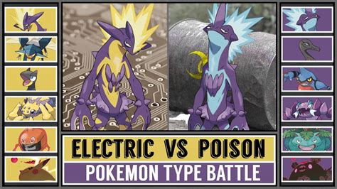 ELECTRIC vs POISON (Pokémon Type Battle) - YouTube