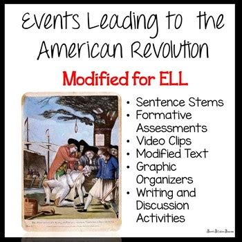 Causes of the American Revolution for ELLs or 5th - Social Studies Success