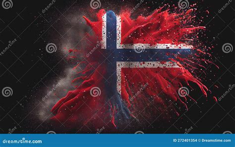 Norway Norwegian Flag stock illustration. Illustration of colorful ...