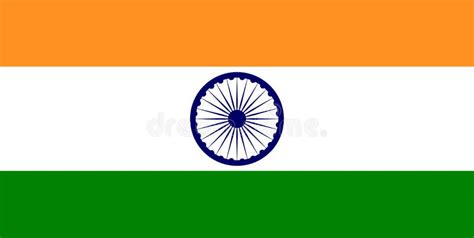 India Flag - Original Colors and Proportions. Vector Illustration EPS ...